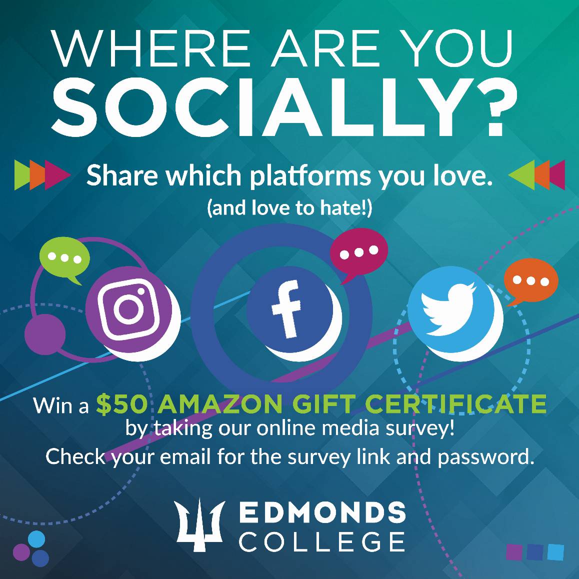 Where are you socially? Share which platforms you love.